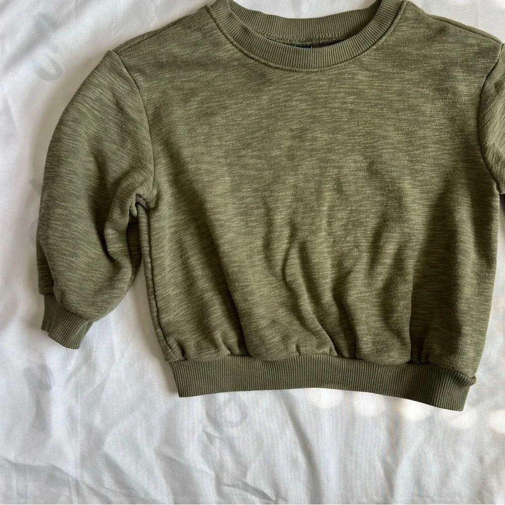 Old Navy Olive Green Kids Matching Pant Set Size 12-18 Months